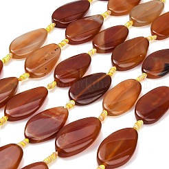 Natural Banded Agate Beads Strands&nbsp;G-F825-H01-03A