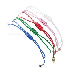 Glass & Seed Beads Braided Bead Bracelets&nbsp;BJEW-MZ00283