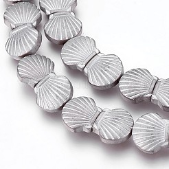 Electroplated Non-magnetic Synthetic Hematite Beads Strands&nbsp;G-P392-T01