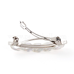 Platinum Plated Iron Hair Barrette&nbsp;PHAR-JH00070-02