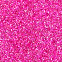 8/0 Inside Colours Transparent Glass Seed Beads&nbsp;SEED-T007-06I