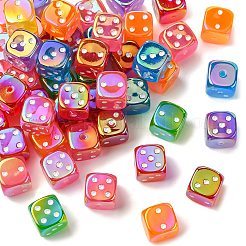 UV Plating Opaque Acrylic Beads&nbsp;JACR-CJC0002-03