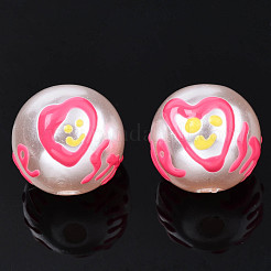 ABS Plastic Imitation Pearl Beads&nbsp;KY-N015-107