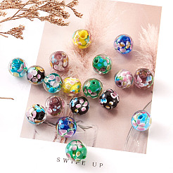 Handmade Lampwork Beads Strands&nbsp;LAMP-CD0001-07