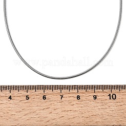 1.5MM 304 Stainless Steel Round Snake Chain Necklaces&nbsp;NJEW-G195-02P