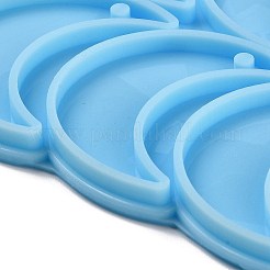 Moon Shape Holographic Pendant DIY Silicone Mold&nbsp;DIY-K063-11