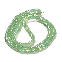 AB Color Plate Glass Beads Strands&nbsp;EGLA-P051-06B-C07