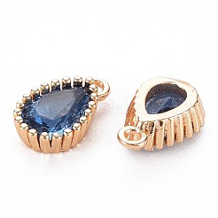 Brass Inlaid Cubic Zirconia Charms&nbsp;KK-S356-771D
