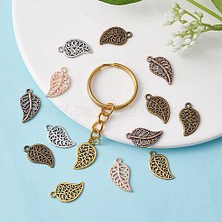 30PCS 5Colors Tibetan Style Alloy Pendants&nbsp;TIBEP-YW0001-61
