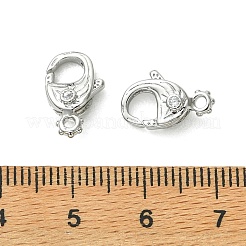 SHEGRACE Bras Micro Pave Clear Cubic Zirconia Lobster Claw Clasps&nbsp;XGRQ5F034-793P