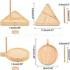 2 Styles Wooden Weaving Beading Loom Kit&nbsp;TOOL-NB0001-63