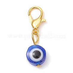 2Pcs 2 Colors Resin Evil Eye Pendant Decorations&nbsp;HJEW-JM03937