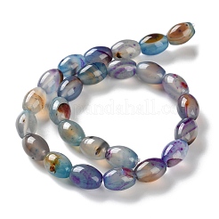 Natural Agate(Dyed & Heated) Beads Strands&nbsp;G-M446-D01-01B