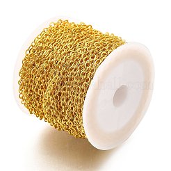 Rack Plating Brass Curb Chains&nbsp;CHC-M001-03G-01