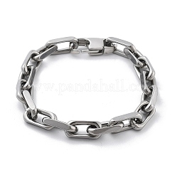 304 Stainless Steel Cable Chains Bracelets for Men&nbsp;BJEW-U017-01P