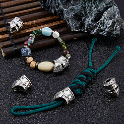 8Pcs Tibetan Style Alloy European Beads&nbsp;FIND-DC0008-33