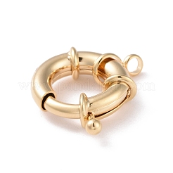 Eco-friendly Brass Spring Ring Clasps&nbsp;KK-D082-02G