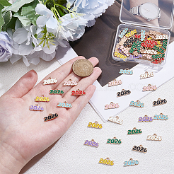 80Pcs 8 Colors Zinc Alloy Pendants&nbsp;FIND-SP0005-25