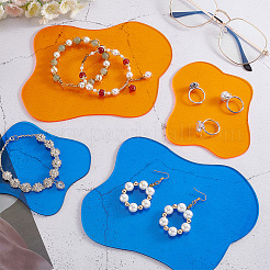 4Pcs 4 Style Opaque Acrylic Cup Mats&nbsp;DJEW-GO0001-01