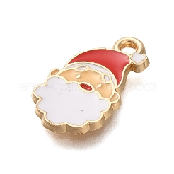 Christmas Theme Alloy Enamel Pendants&nbsp;FIND-M039-02J
