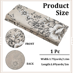 1M Rectangle Cotton Linen Fabric&nbsp;DIY-CY0002-18B