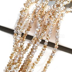 Electroplate Glass Beads Strands&nbsp;X-EGLA-J144-HR-C04