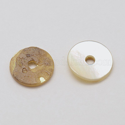 Natural Akoya Shell Beads&nbsp;SHEL-N034-08A