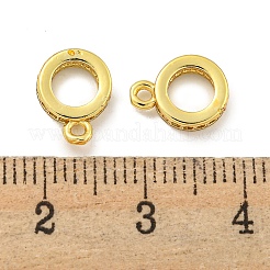 Brass Cubic Zirconia Tube Bails&nbsp;KK-L215-201B-G