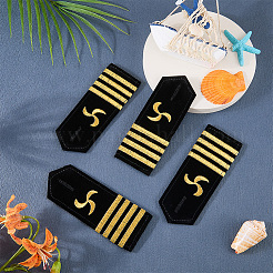 2 Pairs Polyester Epaulettes&nbsp;AJEW-CN0007-70
