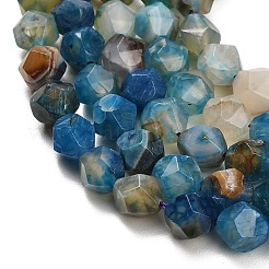 Natural Agate(Dyed & Heated) Beads Strands&nbsp;G-K425-B11-01