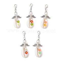 ABS Plastic Imitation Pearl Pendant Docorations&nbsp;HJEW-JM03694-01