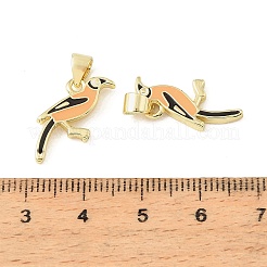 Brass Enamel Pendants&nbsp;KK-CBA9CBD-24G