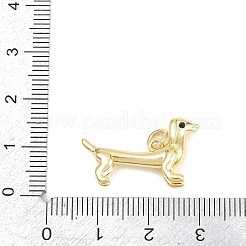Brass Enamel Pendants&nbsp;KK-F938-43G