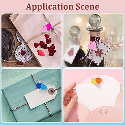 80Pcs 10 Colors Wooden Clips Tacks&nbsp;DIY-CP0012-83