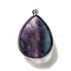 Natural Fluorite Pendants&nbsp;G-H285-04P