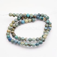 Natural Variscite Bead Strands&nbsp;G-P300-01-6mm