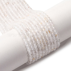 Natural Quartz Crystal Beads Strands&nbsp;G-L629-B07-2mm