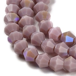 Opaque Solid Color Imitation Jade Glass Beads Strands&nbsp;LS-EGLA-A039-P4mm-L13