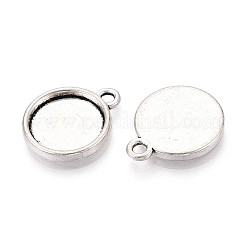 Tibetan Style Alloy Pendant Cabochon Settings&nbsp;PALLOY-N178-13AS-B