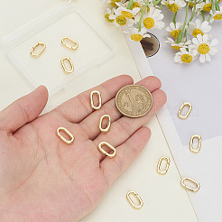 12Pcs Brass Spring Gate Rings&nbsp;KK-ME0003-51