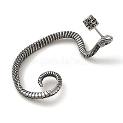 316 Surgical Stainless Steel Cuff Earrings&nbsp;EJEW-E300-22AS-01