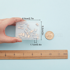 32Pcs 8 Style 304 Stainless Steel Cord Ends&nbsp;STAS-SC0003-75
