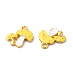 Rack Plating Alloy Enamel Pendants&nbsp;ENAM-F146-09G