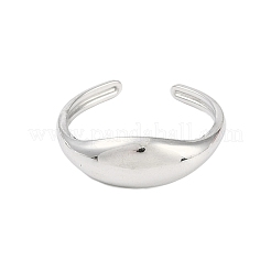 Non-Tarnish 304 Stainless Steel Open Cuff Rings for Women&nbsp;LS-RJEW-C095-07P