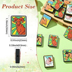 20Pcs 4 Colors Tarot Silicone Beads&nbsp;SIL-CJ0002-81