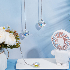 3Pcs Glass Ceiling Fan Pull Chain Extenders&nbsp;AJEW-BC00004