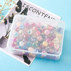 Transparent Glass Globe Pendants&nbsp;GLAA-KS0001-02