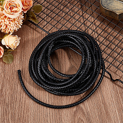 5M Braided Leather Cord with Core&nbsp;WL-BBC0001-01C-02