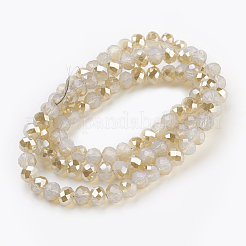 Electroplate Glass Beads Strands&nbsp;GLAA-K027-HR-A01