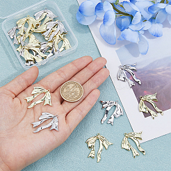 24Pcs 2 Colors Rack Plating Alloy Pendants&nbsp;FIND-DC0005-56